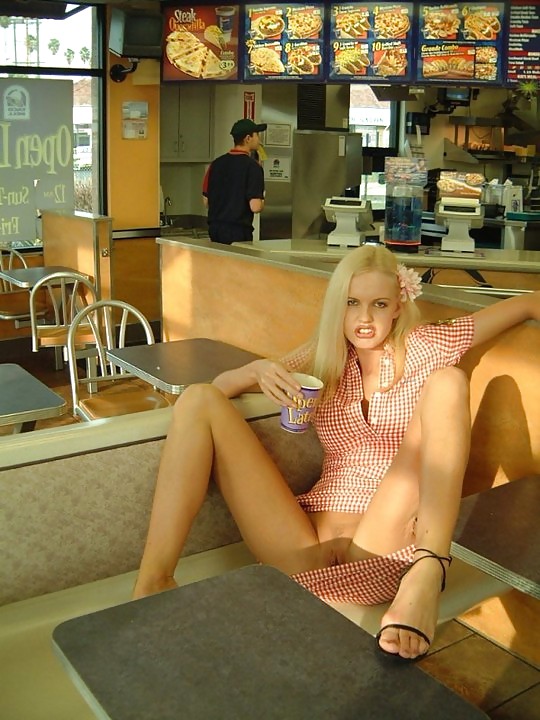 burger king porn - flashing pizza delivery felony porn