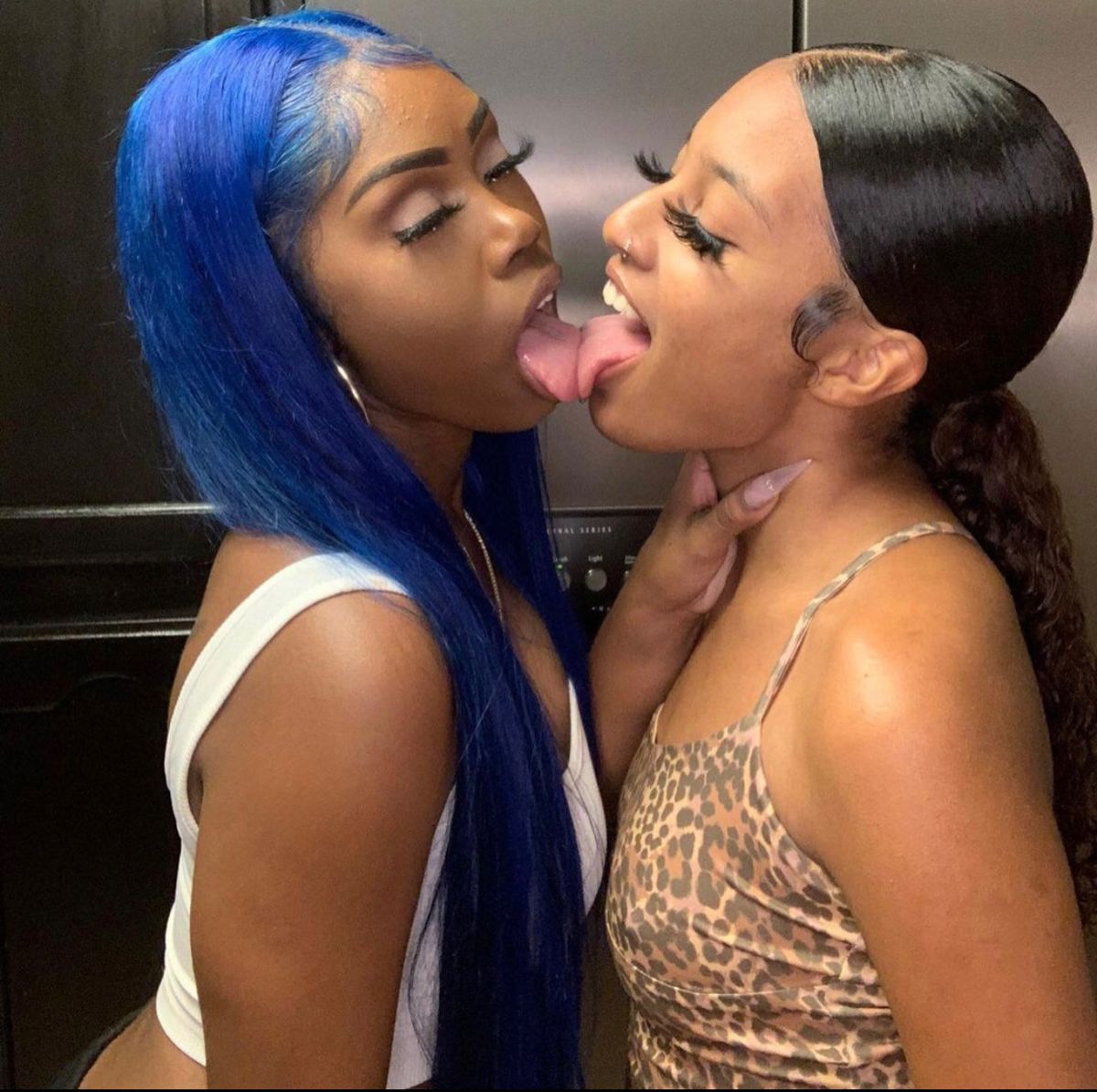 Best of beverley trotman's gallery lucia lapiedra christopher caban add photo black lesbians tongue kissing