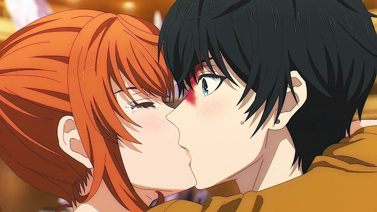anime romance scene - crossdresser takes bbc porn in publix