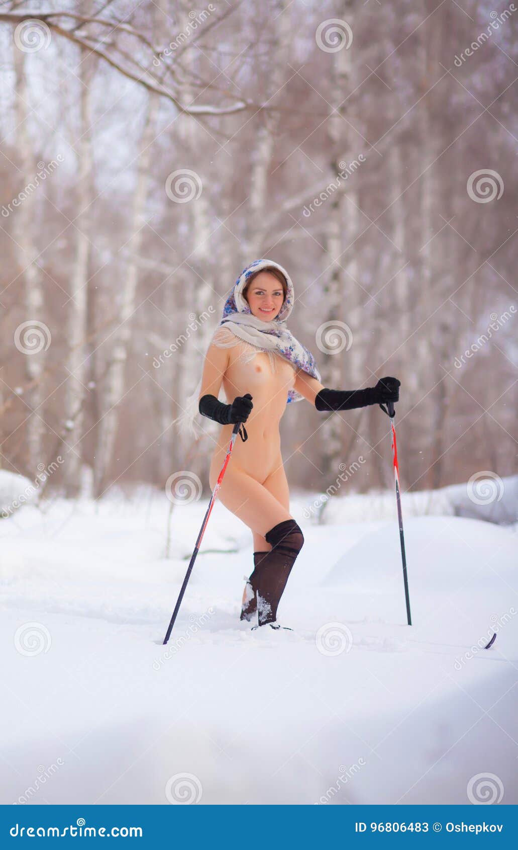 Best of Snow skiing nude