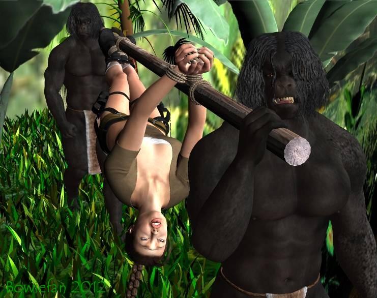 lara croft captured double fisted lara croft captured