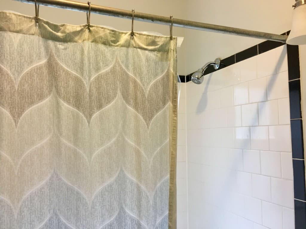 shower curtain porn - meana wplf short haired ebony porn