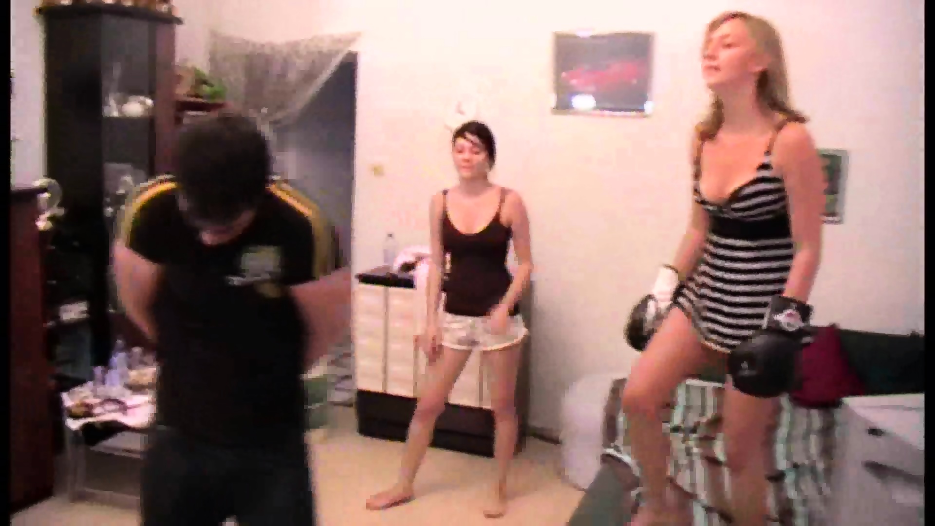 strapon party - flash tities asian threesomeporn