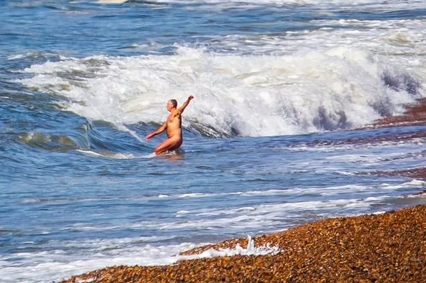 Best of Nudists on the beach photos