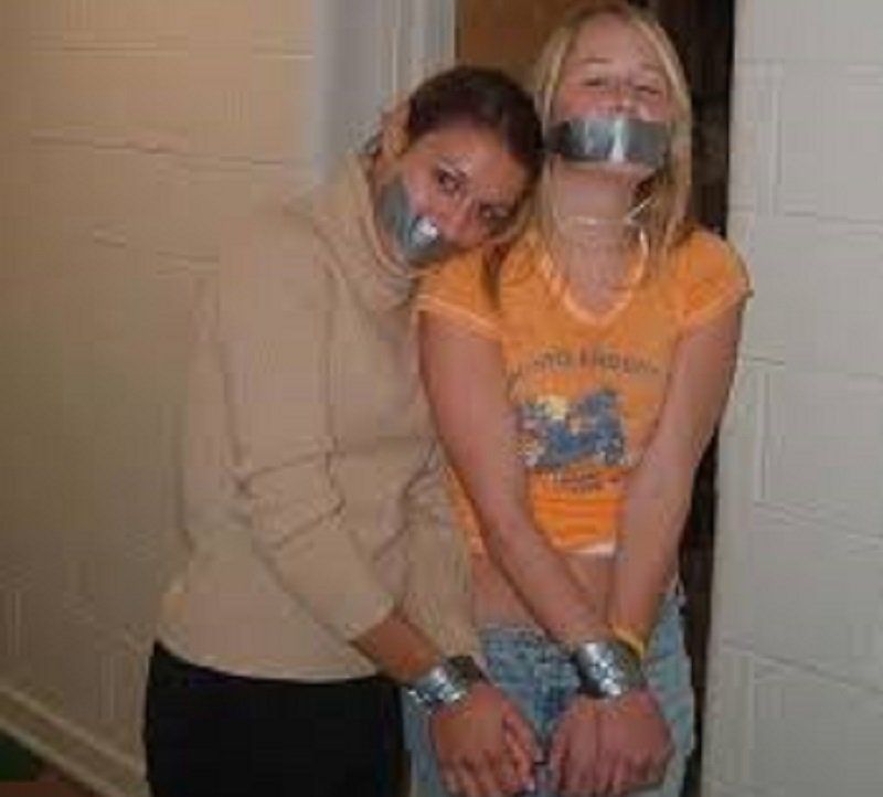 wife bound gagged - glory hole cumswallow naked well endowed men