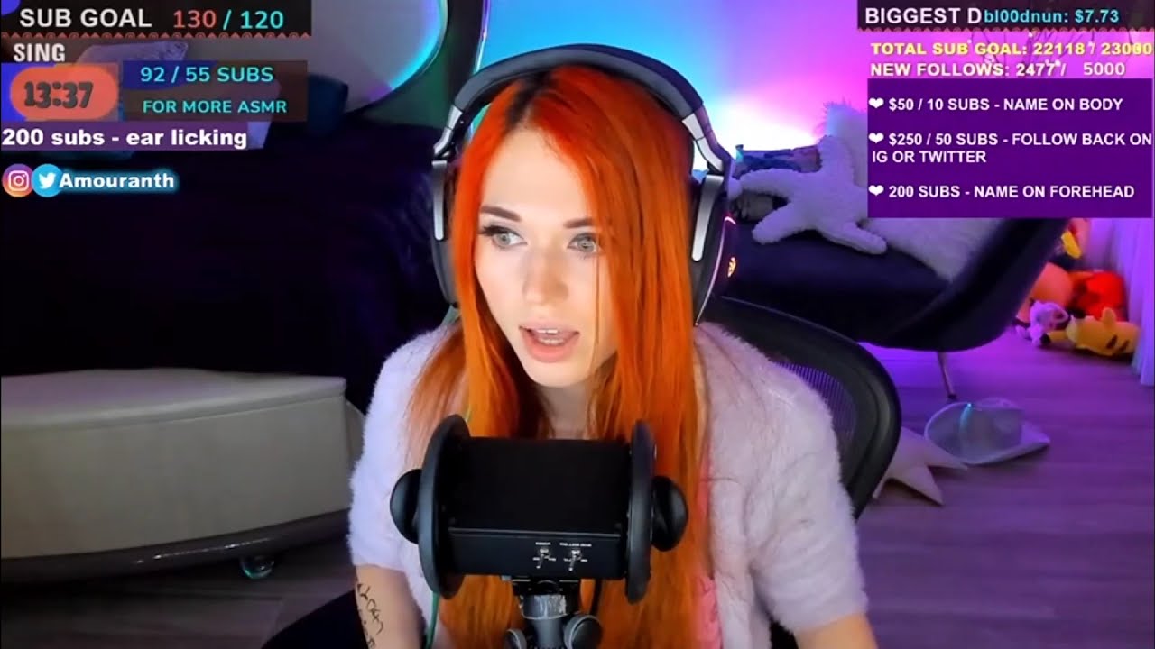 amouranth asmr leaked - hidden female masterbation lizzi blake porn