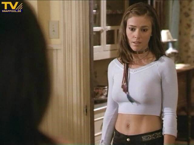 alyssa milano nip - sexy brunette tits hannah waddingham butt