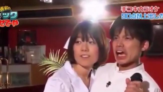 jav karaoke - hinata nude wife sucks friend off