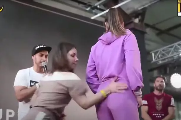 boobs spanked