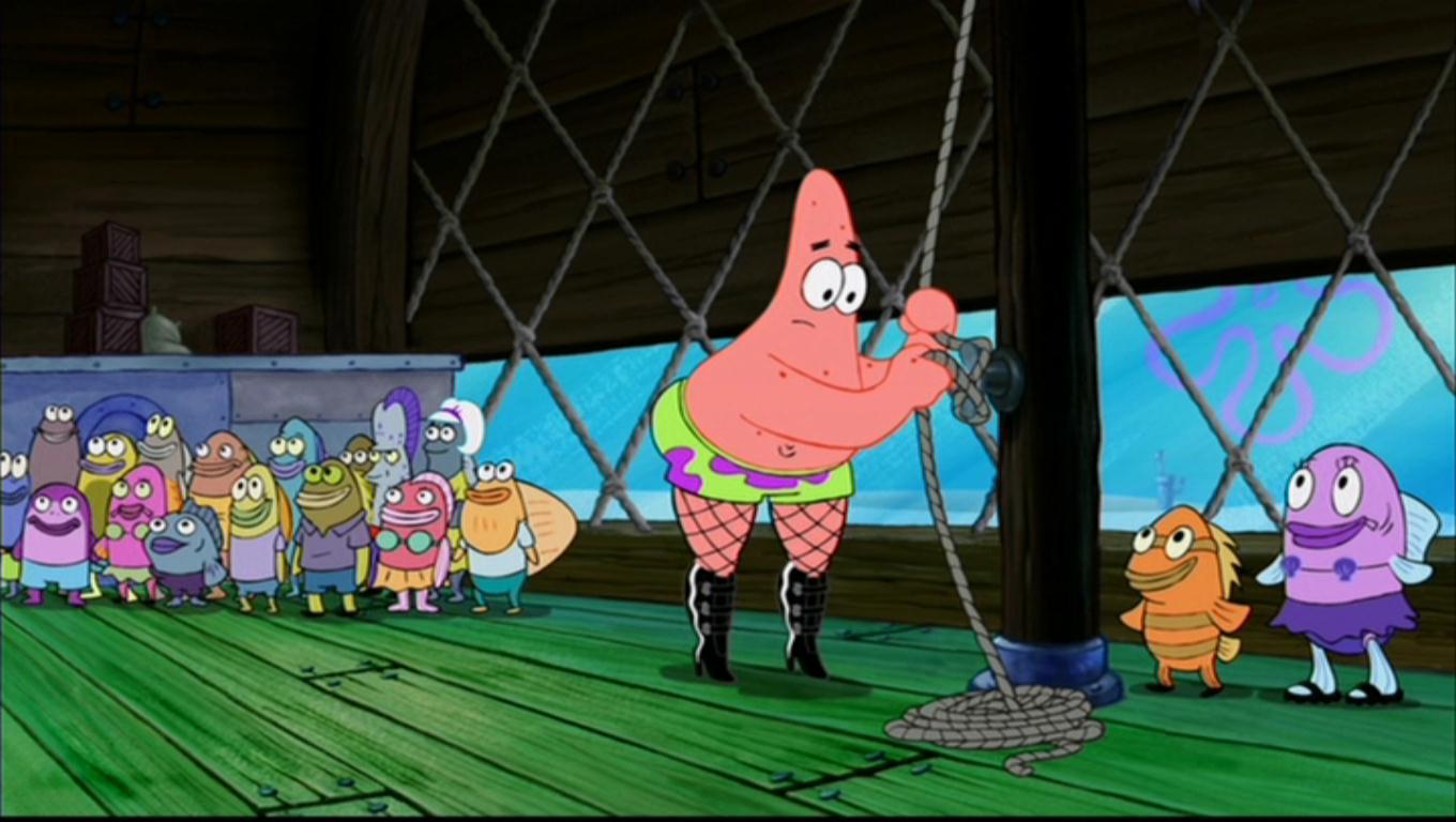 patrick star fishnets - anal gape latina porn aften opal