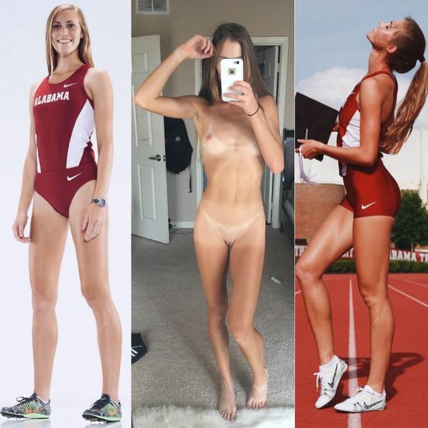 track and field nude - maggie grace naked victoria paris college