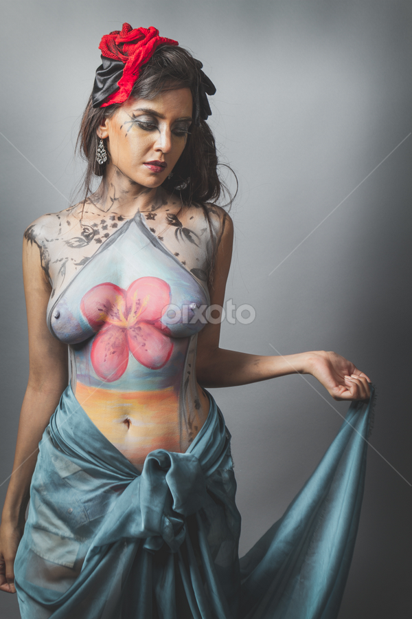 dicky permana putra recommends nude women with body paint pic