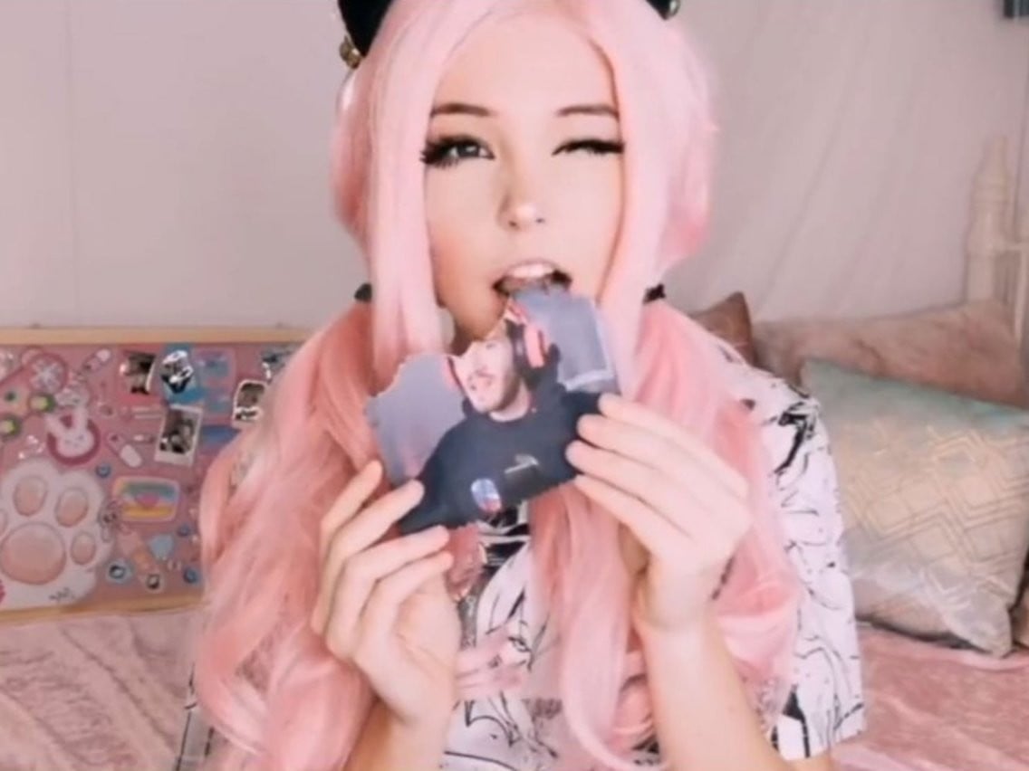 crystal mcqueeney share belle delphine look alike photos