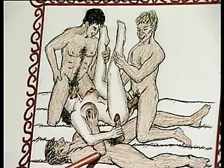 kinky vintage - cartoon compilation porn hairy rimjob