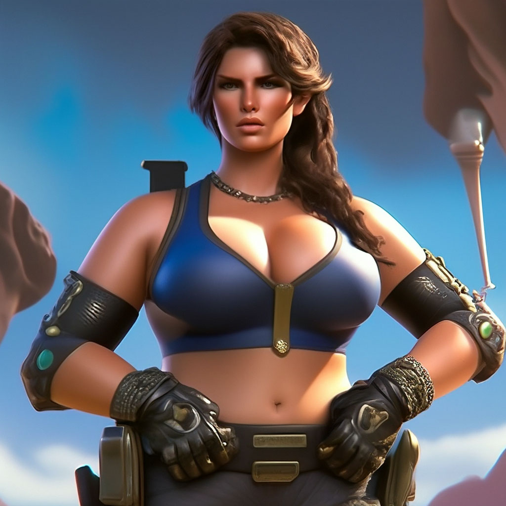 alice momanyi recommends fat lara croft pic