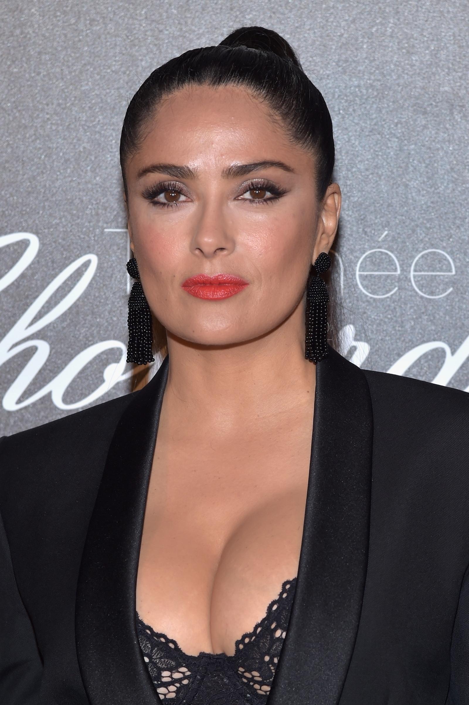 bella oktavia like of salma hayek sexy pictures photo dean schauer recommends cuming on bra pic