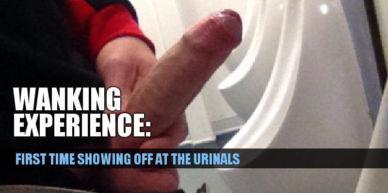 jacking off at the urinal of death jacking off at the urinal