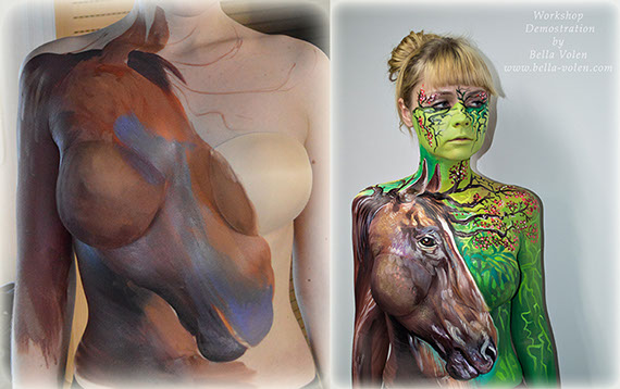 debbie bonomo recommends naked body art pic