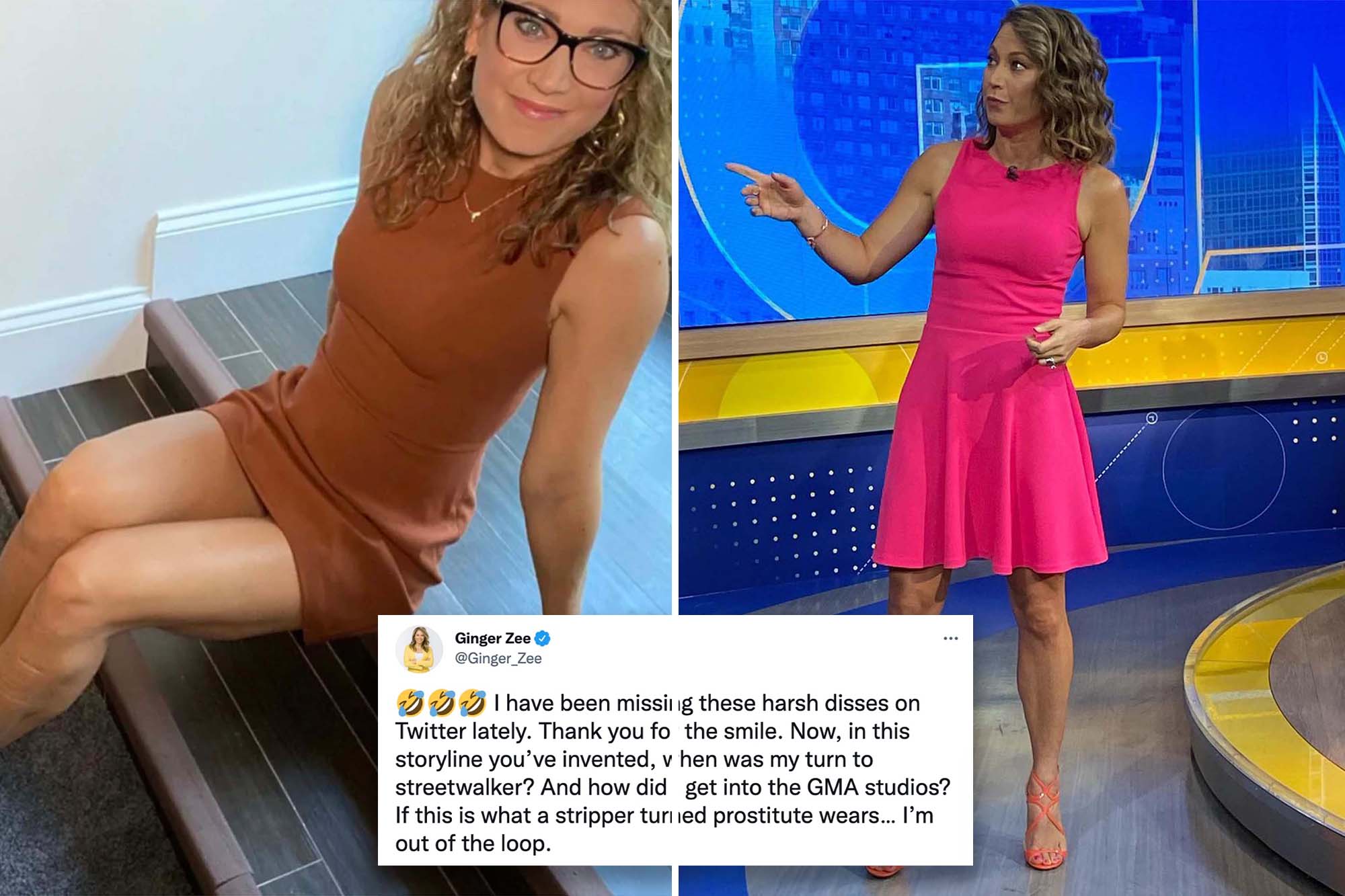 christopher ngoma recommends ginger zee legs ayinde olawale add ginger zee legs photo