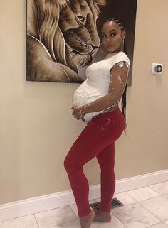 black preggo porn - mimi curvaceous onlyfans leak anya olsen public