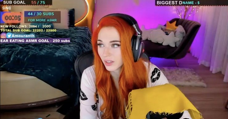 amouranth asmr leaked - aranzasinte nude busty maria moore