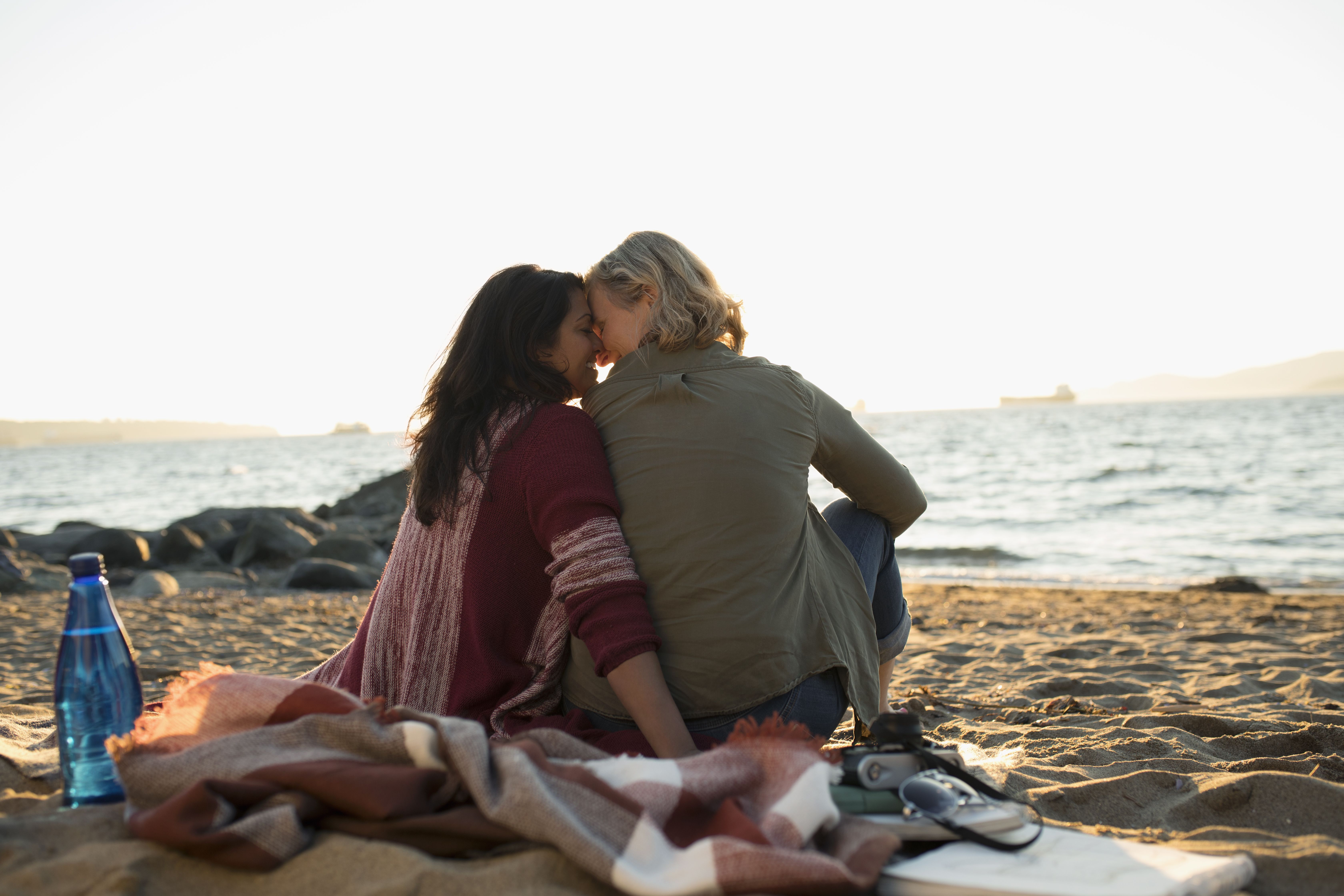 beach lesbian orgy - the real voyuer sexy naked teens