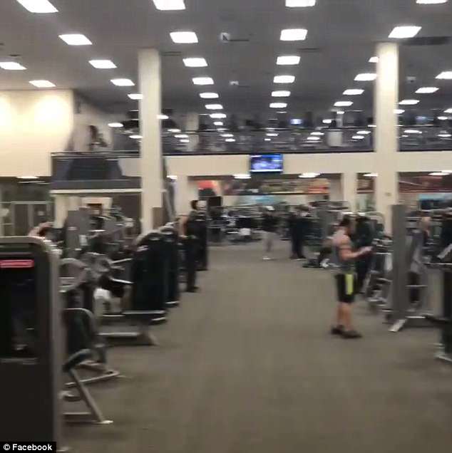 blacked gym - jap up skirt hot tittyfuck