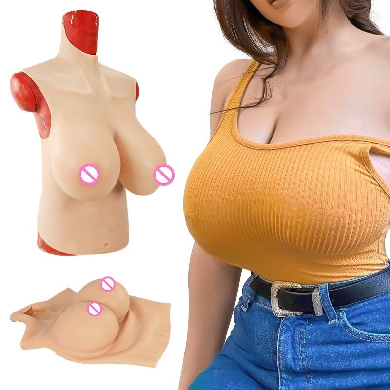 Best of Big fake boobs tube