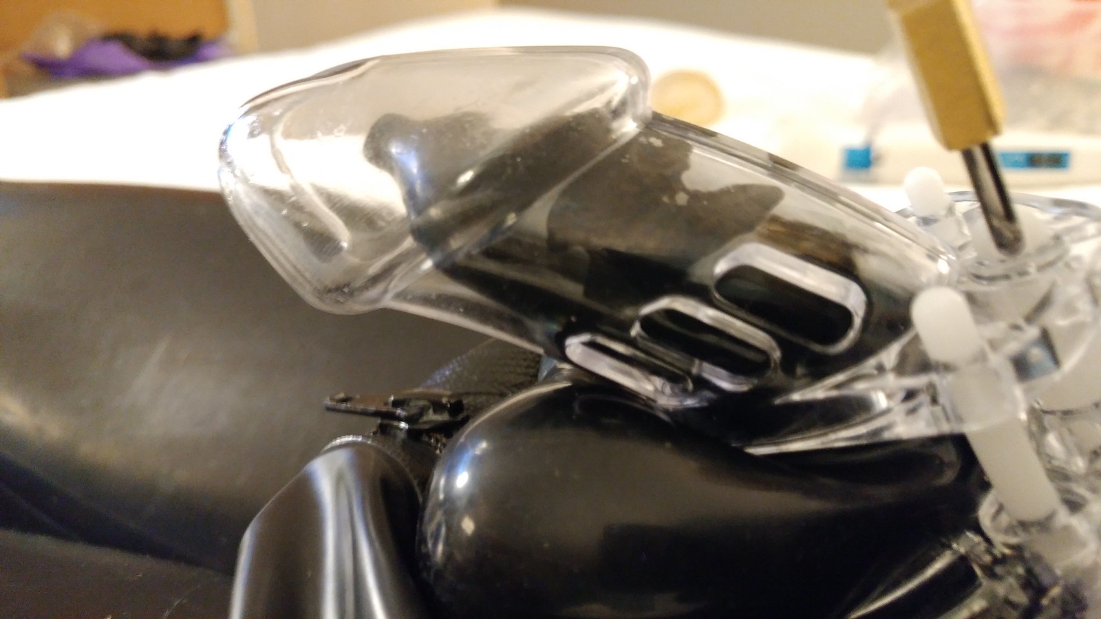 chastity and latex par nakne chastity and latex