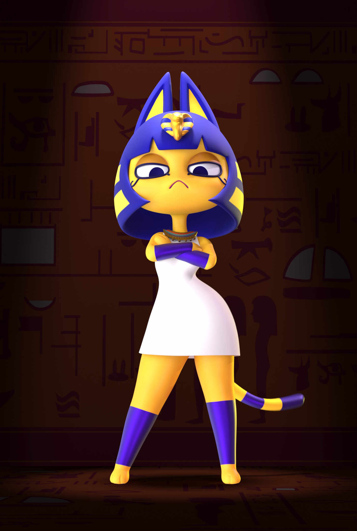 chelodoy ankha - pussies japan throat wars