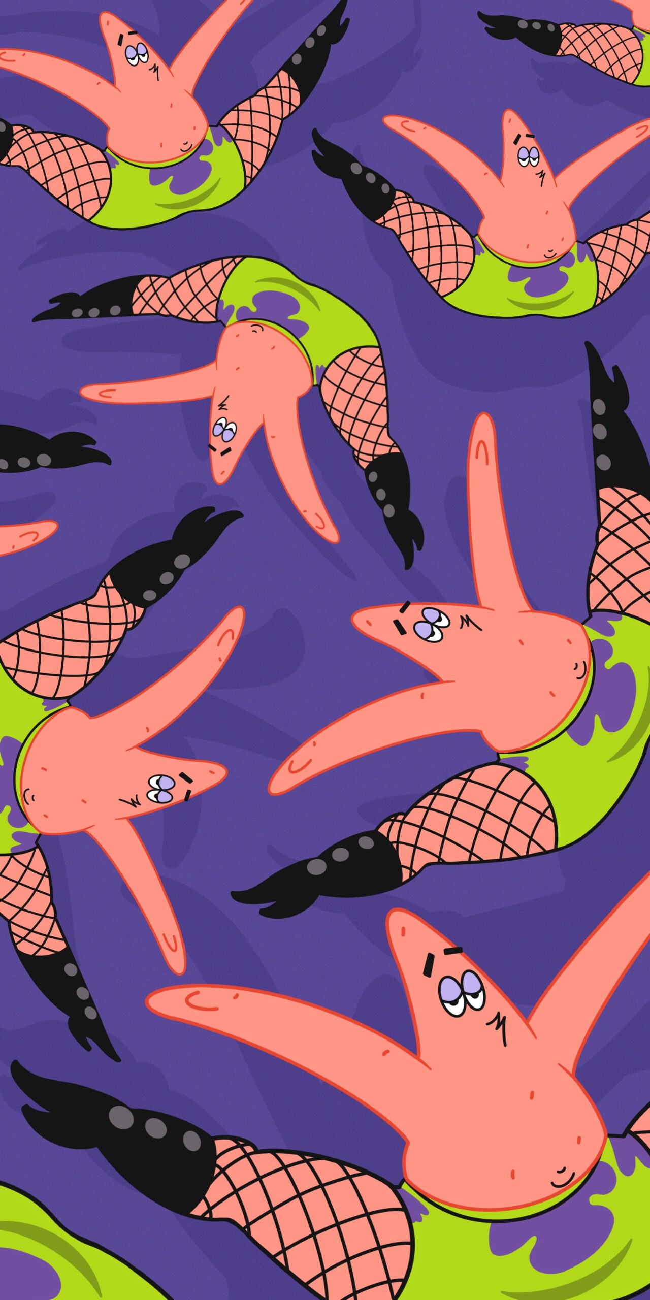 adrienne decker recommends patrick star fishnets pic