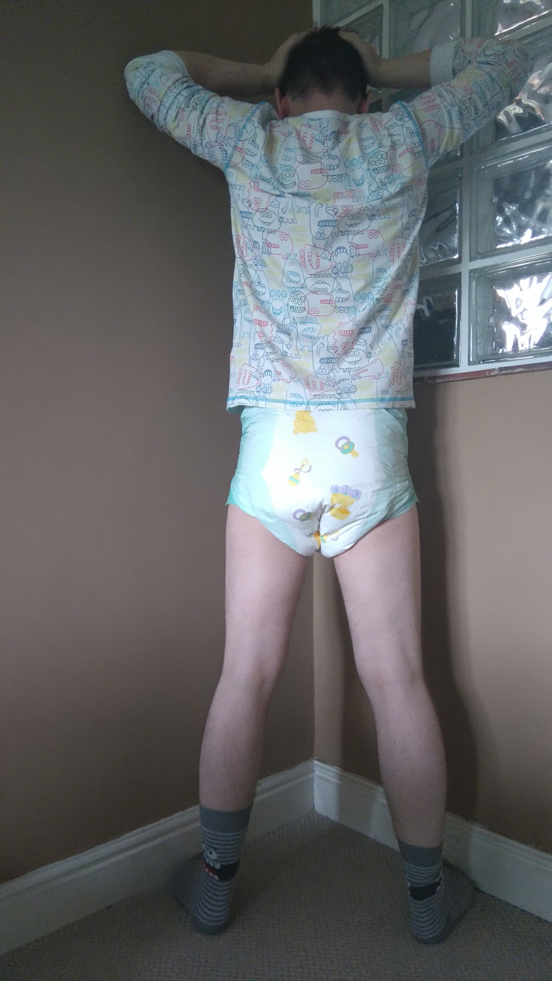 diapered as punishment - pregnant cam girl naked tik tok dancing