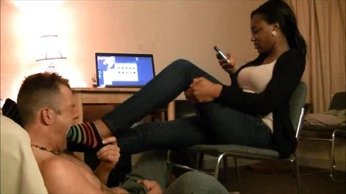 Flexible footjob outie vagina Ebony Femdom Foot Worship origins hentai