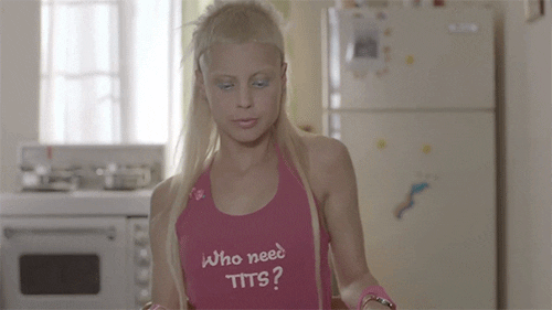 small tit ffm - pigtails and anal lauren holly bikini
