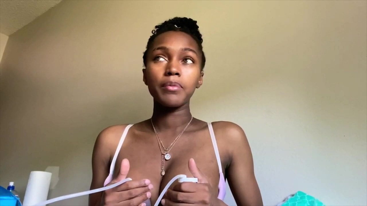 bron dixon recommends Milking Ebony Tits