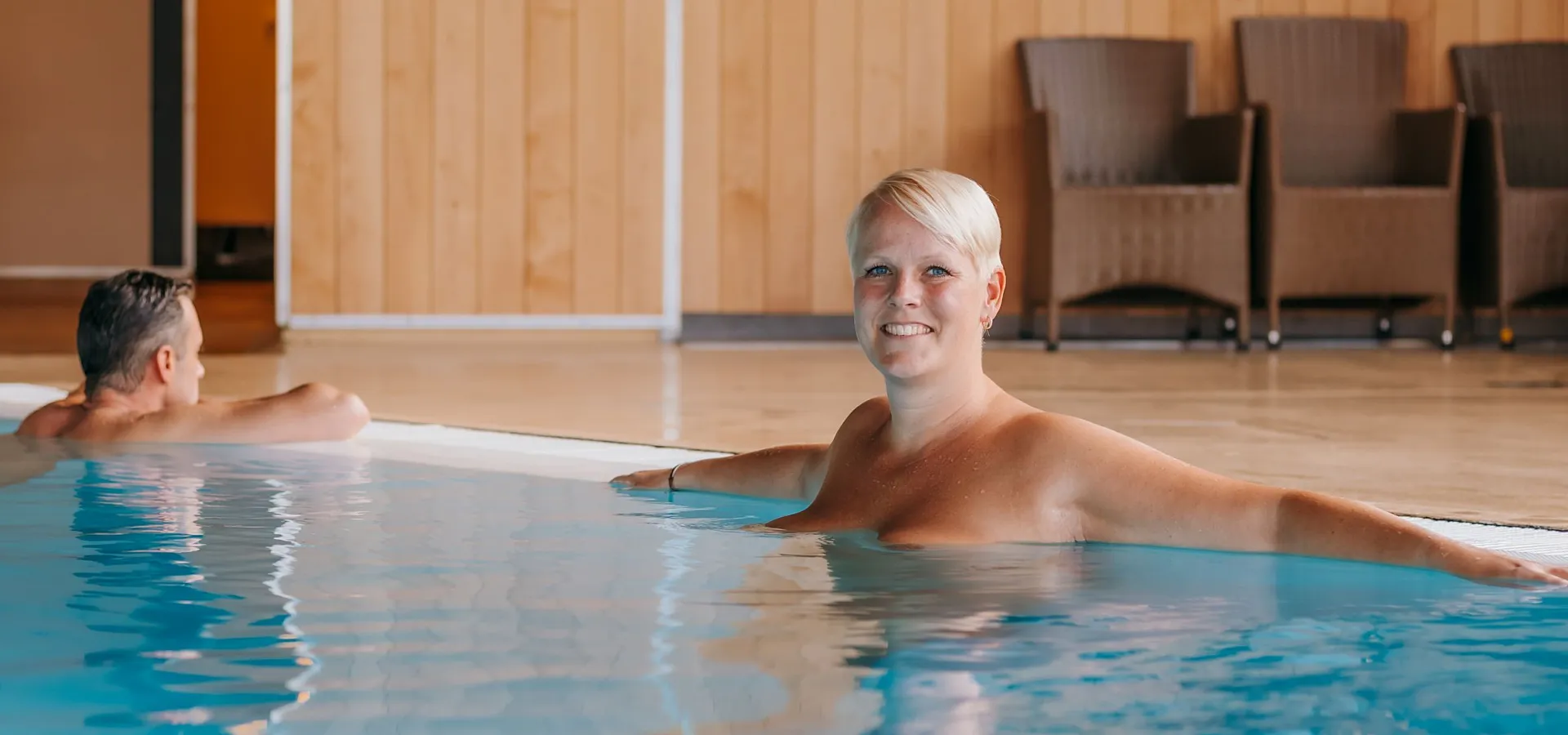 naked by pool glass bowl naked by pool