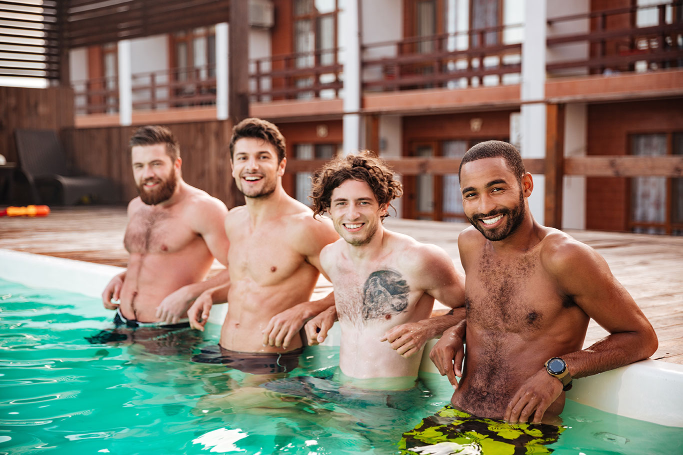 Best of Naked men party