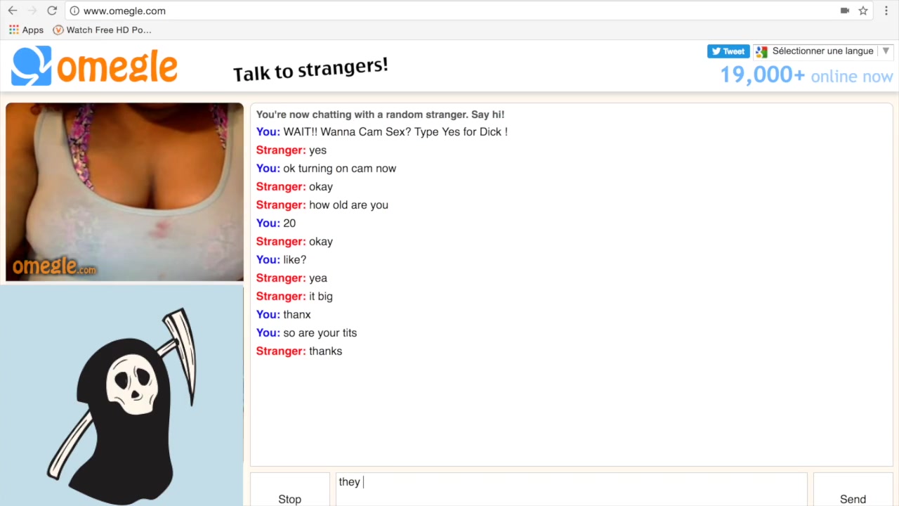 deb metzler recommends Omegle Camsex