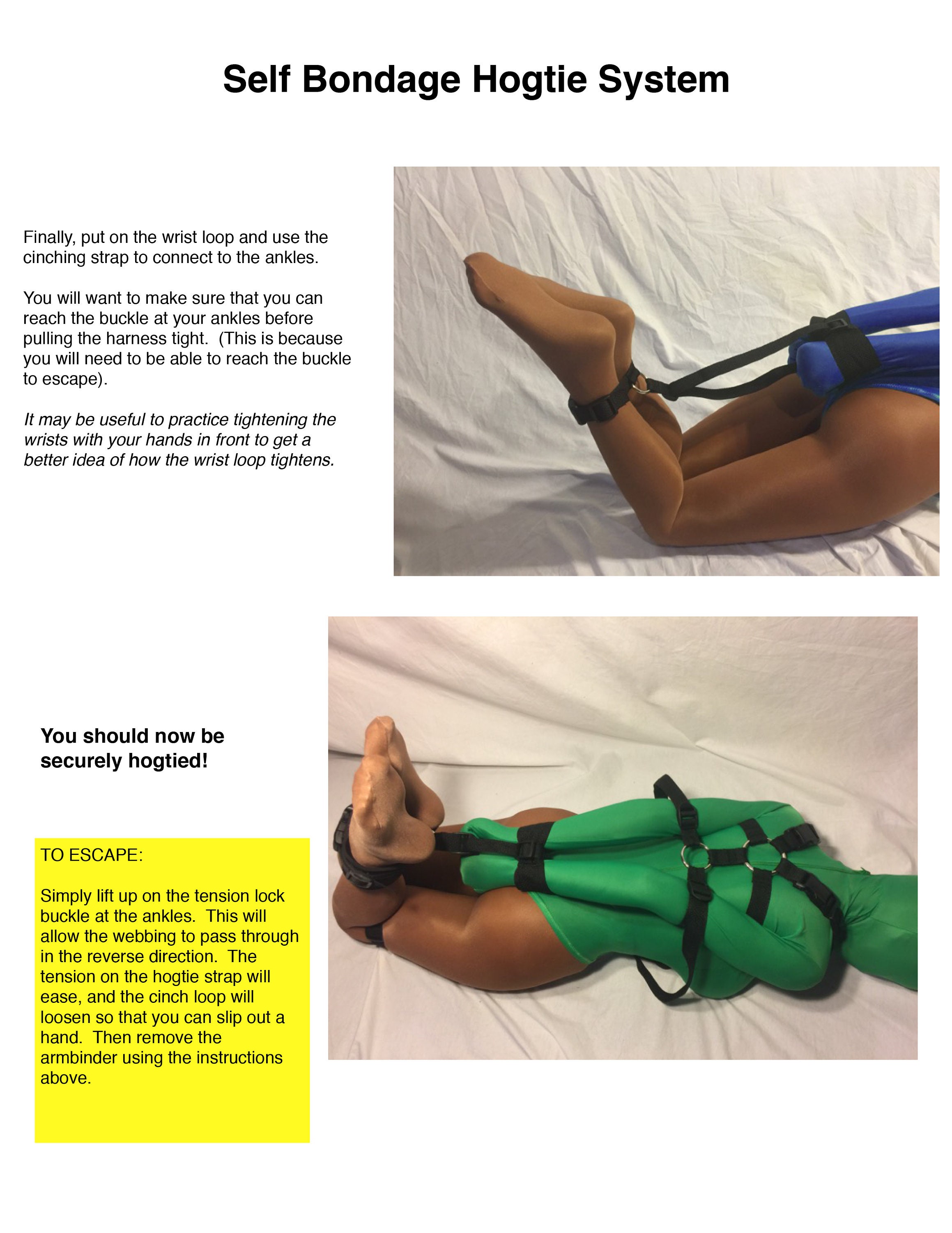 alaina abbott recommends self bondage hogtie pic