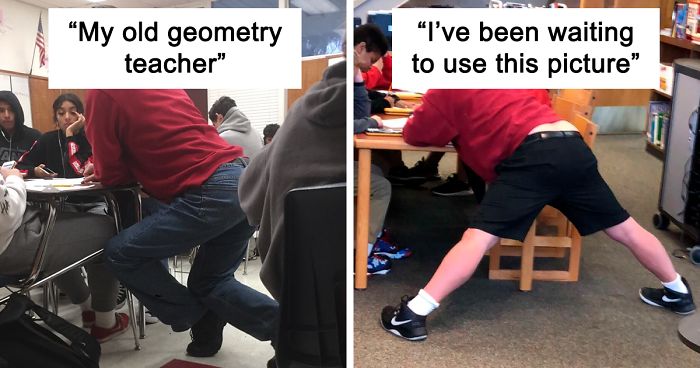 christina begley add photo teacher bent over